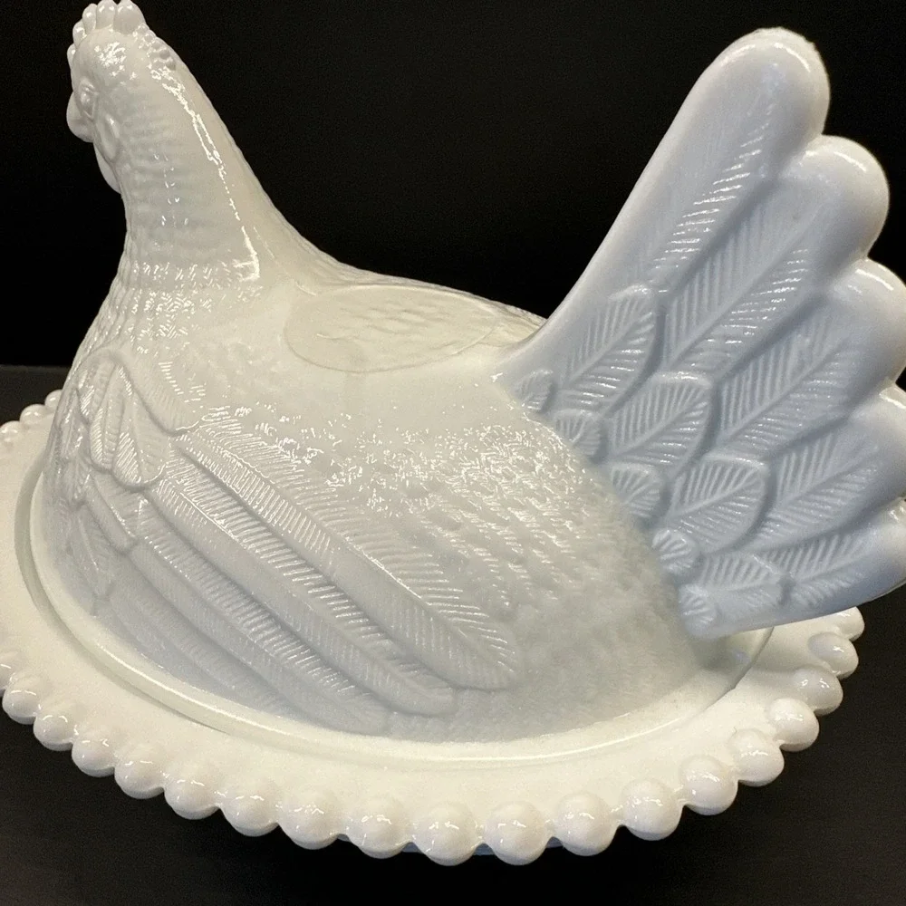 Indiana Glass Hen on a Nest 7
